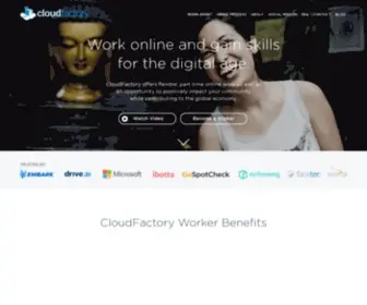 Cloudfactory.com.np(CloudFactory Nepal) Screenshot