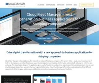 Cloudfleetmanager.com(Hanseaticsoft) Screenshot