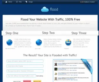 Cloudflood.com(Cloud) Screenshot