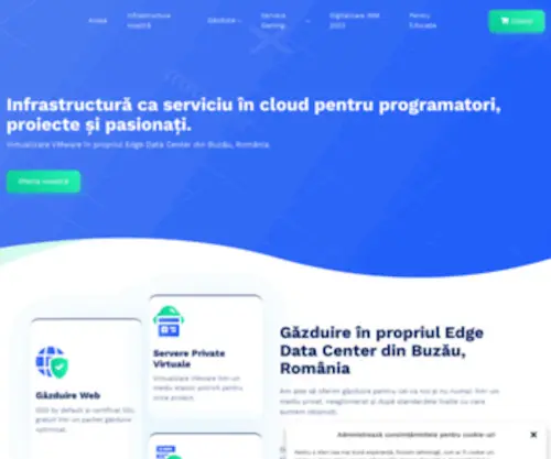 Cloudforest.ro(Servere Virtuale Private găzduite în România) Screenshot