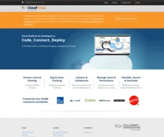 Cloudforge.com(Free Subversion and Git Hosting) Screenshot