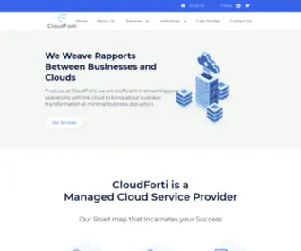 Cloudforti.cloud(Cloud migration) Screenshot