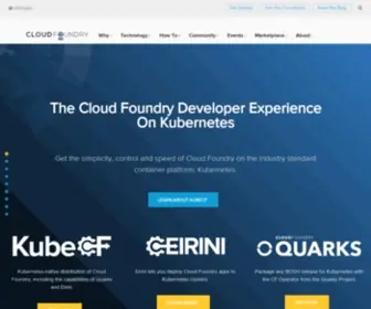 Cloudfoundry.org(Cloud Foundry) Screenshot