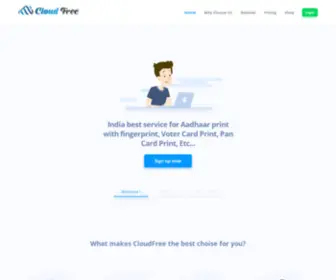 Cloudfree.co.in(Cloud Free) Screenshot