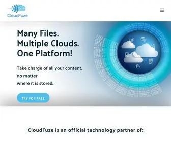 Cloudfuze.com(Easy File Transfers and Migration Between Cloud Storage Services) Screenshot