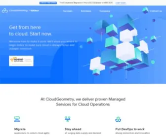 Cloudgeometry.io(Unlock the full potential of cloud) Screenshot