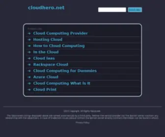 Cloudhero.net(CloudHero) Screenshot