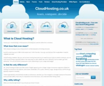 Cloudhosting.co.uk(Learn, compare, decide) Screenshot