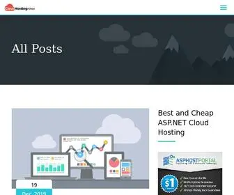 Cloudhostingasp.net(Best and Cheap ASP.NET Cloud Hosting) Screenshot