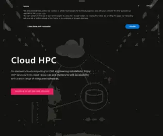 Cloudhpc.cloud(Cloud HPC CAE) Screenshot