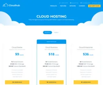 Cloudhub.club(Cloudhub Hosting and Technology HTML Template) Screenshot