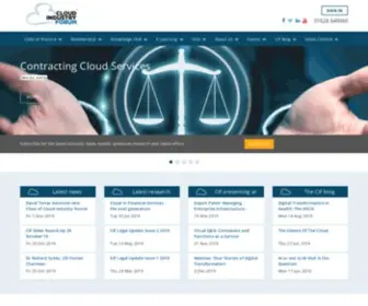 Cloudindustryforum.org(Cloud industry forum) Screenshot