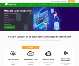 Cloudinhost.com(Managed Cloud Server) Screenshot