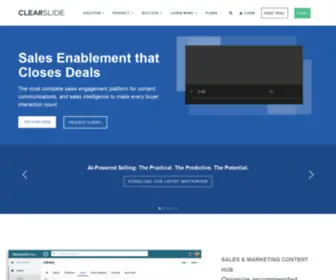 CloudiqDemo.com(ClearSlide) Screenshot