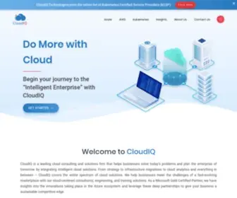 CloudiqTech.com(Top Cloud Consulting and Solutions Provider) Screenshot