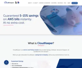 Cloudkeeper.ai(TO THE NEW’s CloudKeeper) Screenshot