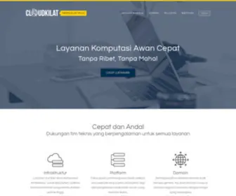 Cloudkilat.com(SSD Cloud Hosting & Web Hosting Indonesia) Screenshot