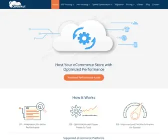 Cloudkul.com(Host your eCommerce Store on AWS with Optimized Performance) Screenshot