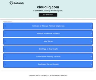 Cloudliq.com(Create an Ecommerce Website and Sell Online) Screenshot