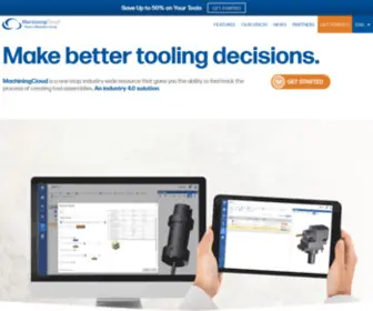 Cloudmachining.net(MachiningCloud for Better Machine Tooling Workflows) Screenshot
