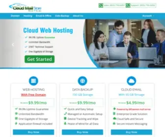 Cloudmailstore.com(The Cloud Mail Store Inc) Screenshot