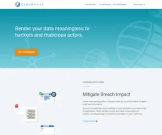 Cloudmask.com(Mitigate Breach Impact) Screenshot
