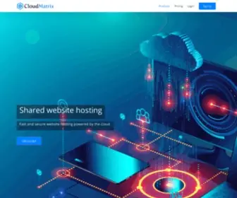 Cloudmatrix.co.za(Website hosting) Screenshot