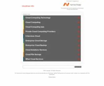 Cloudmax.info(Cloudmax info) Screenshot