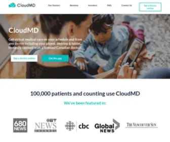 Cloudmd.ca(Cloudmd) Screenshot