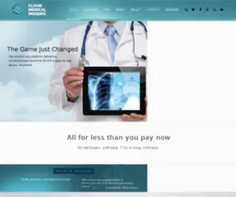 Cloudmedicalimaging.com(CMI Systems) Screenshot