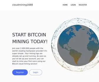 Cloudmining1688.com(CloudminingHome) Screenshot