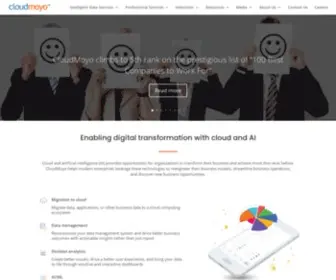 Cloudmoyo.com(Enabling digital transformation with Cloud and AI) Screenshot