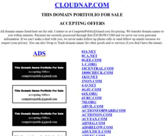 Cloudnap.com(Sell/Buy/Trade/Barter/Swap/Rent) Screenshot