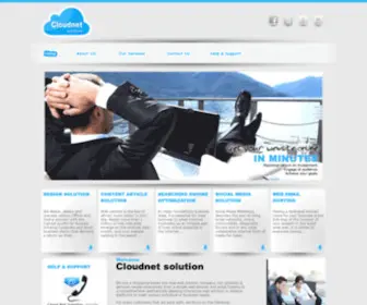 Cloudnetsolution.com(Cloundnet Solutions) Screenshot