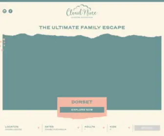 Cloudnineglamping.com(Cloud Nine Glamping) Screenshot
