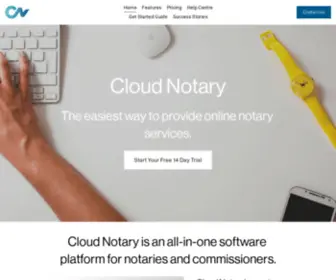 Cloudnotary.ca(Easy Online Notary Services) Screenshot