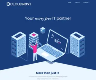 Cloudnovi.com(Your worry free IT partner) Screenshot