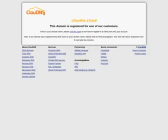 Cloudns.cloud(Free DNS hosting) Screenshot