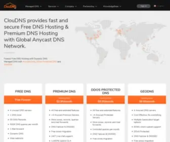 Cloudns.net(Free DNS hosting) Screenshot