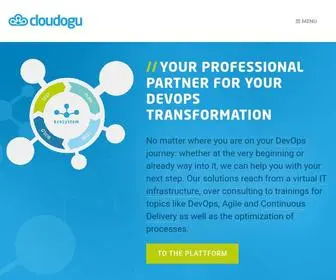 Cloudogu.com(Cloudogu EcoSystem) Screenshot