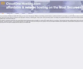Cloudonehosting.com(LuckyStar Hosting.com Personal and Small Business Hosting) Screenshot