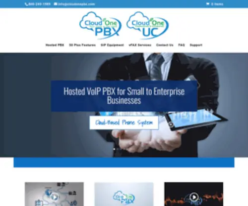 Cloudonepbx.com(Managed Hosted PBX) Screenshot