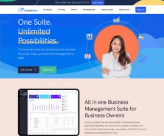 Cloudonex.com(Business Management Software) Screenshot