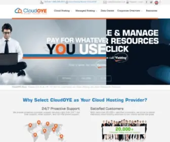 Cloudoye.co.uk(Cloud Hosting UK) Screenshot