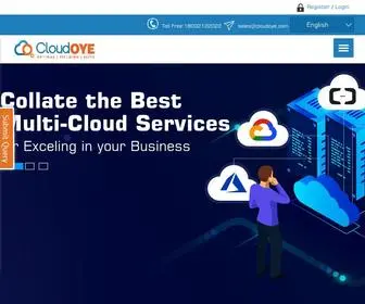 Cloudoye.com(Cloud Hosting Provider) Screenshot