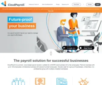 Cloudpayroll.com.au(The payroll solution for successful businesses) Screenshot