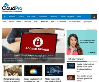 Cloudpro.co.uk(Cloud Pro) Screenshot