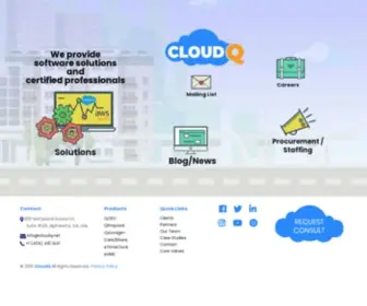 Cloudq.net(Cloud Service Provider) Screenshot
