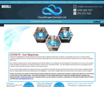 Cloudscapeconnect.com(CloudScape Connect Ltd) Screenshot