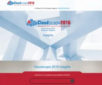 Cloudscapeseries.eu(Cloudscape 2016) Screenshot